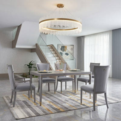 Sala da pranzo Tavolo Designer Mobili di lusso Tavoli in legno 160x90cm Soggiorno  Sala da pranzo Tavolo Designer Mobili di lusso Tavoli in legno 160x90cm Soggiorno