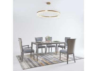 Sala da pranzo Tavolo Designer Mobili di lusso Tavoli in legno 160x90cm Soggiorno  Sala da pranzo Tavolo Designer Mobili di lusso Tavoli in legno 160x90cm Soggiorno