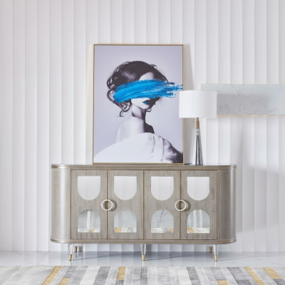 Mobili armadio di lusso Dubai hotel arredamento cassettone cassettiere sideboard.