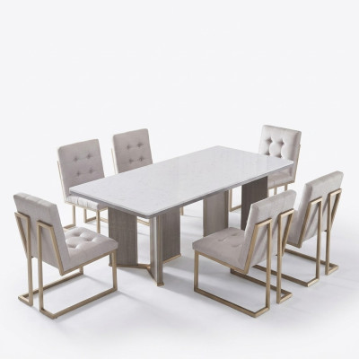 Sala da pranzo Tavolo Designer Mobili di lusso Tavoli in legno 180x90cm Soggiorno Sala da pranzo Tavolo Designer Mobili di lusso Tavoli in legno 180x90cm Soggiorno