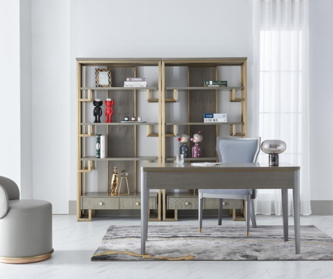 Vetrina di design 2x Vetrina in legno Armadio Armadi Scaffali Soggiorno.