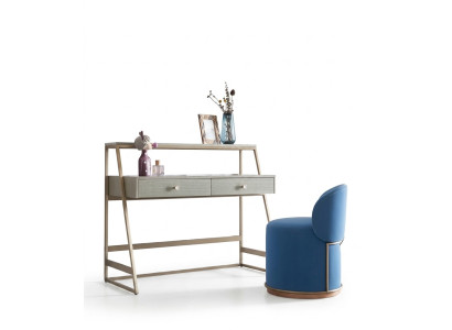 Tavolo da toeletta + sedia Tavolo da toeletta Tavolo cosmetico Specchio Cassettiera