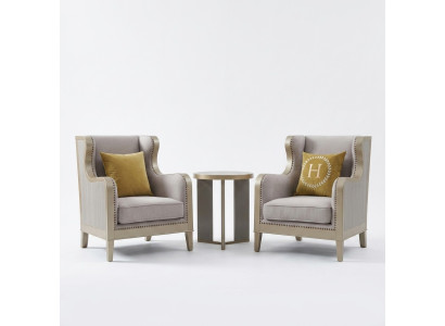 Poltrona Set di poltrone Imbottite Singola Poltrona 2x Poltrone design da lounge club Mobili di lusso per hotel