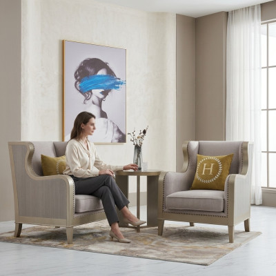 Arredamento Poltrona relax monoposto Club di lusso Design sedia Hotel Dubai