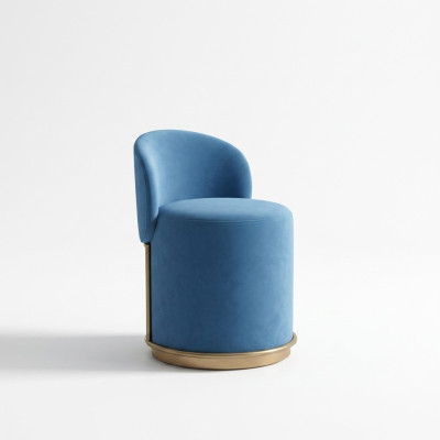 Design poltrona monoposto per il soggiorno, arredamento imbottito, divano lounge club.