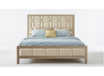 Camera da letto Letto di lusso Letti matrimoniali in legno 180x200cm Letto reale di lusso
