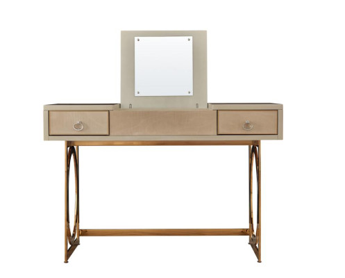 Tavolo da trucco del designer Consolle del tavolo cosmetico Specchio Comò Toeletta