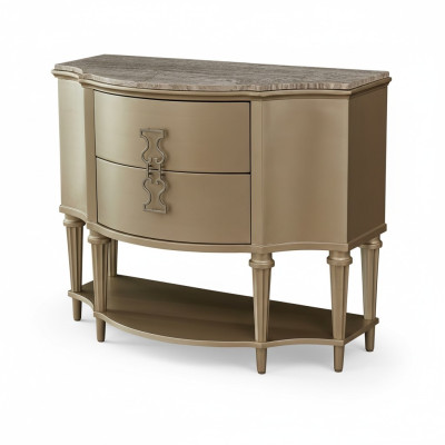 Eleganti comodini Comodino rotondo in marmo Mobili di design di lusso