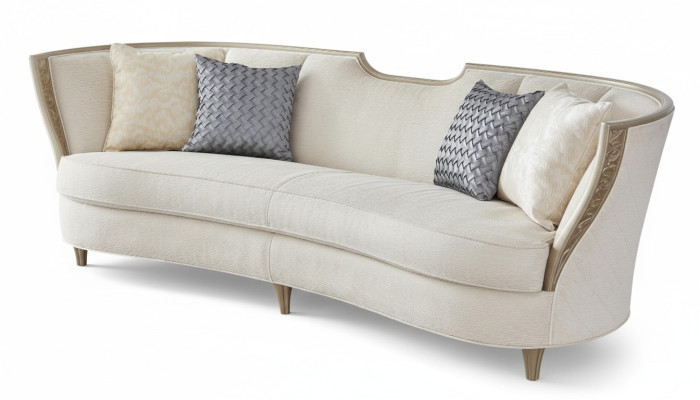 Divano di lusso XXL, divano imbottito a 4 posti, divani imbottiti in tessuto di design