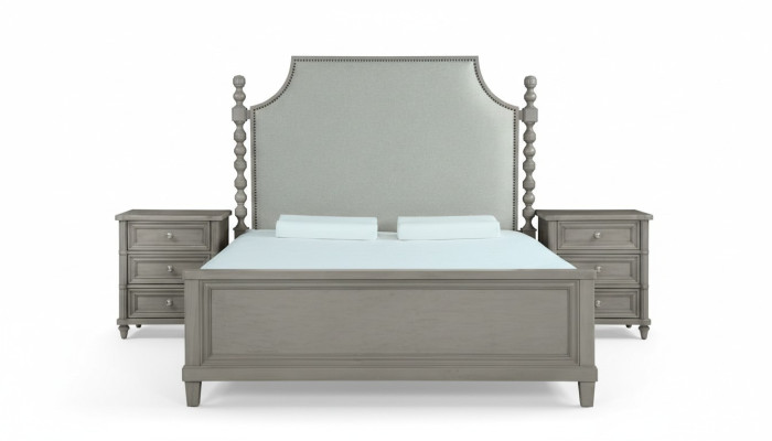 Mobili da casa di campagna classici Mobili da camera reale 3 pezzi. Letto