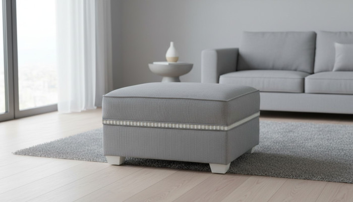 Tessuto sgabello divano pouf imbottito sgabello aux bauhaus sgabello legno