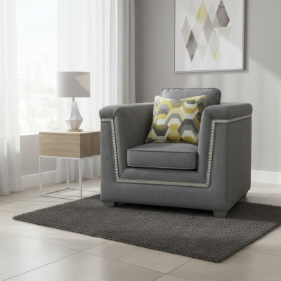 Mobili di design di lusso Sedie Poltrona di design moderno Tessuto Soggiorno