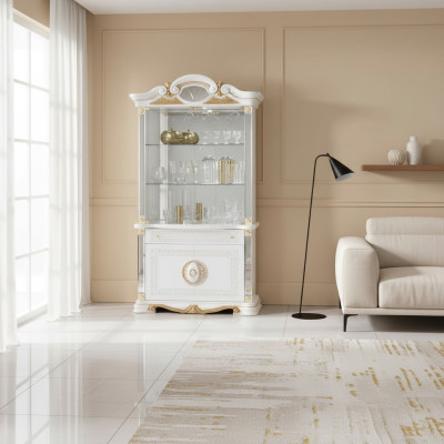 Vetrina Mobili di lusso italiani Vetrine Comò Armadio di design in vetro
