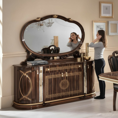 Mobile classico con specchio Comò xxl Armadio Sideboard Mobili italiani