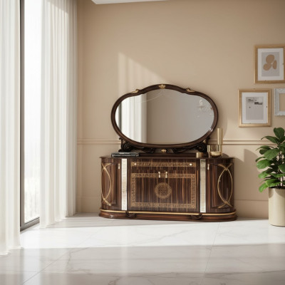 Mobile classico con specchio Comò xxl Armadio Sideboard Mobili italiani