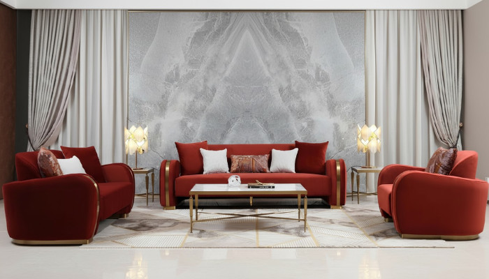 Tavolo da salotto di lusso in acciaio inossidabile Design Tavoli Stile Mobili Rettangolare