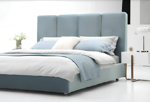 Letto matrimoniale di design Camera da letto Letto di lusso nobile di lusso Designer letto di lusso Nuovo hotel