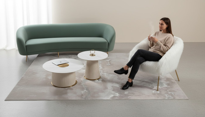Mobili di design di lusso Sedie Sedia di design moderno Tessuto Soggiorno Nuovo Lounge