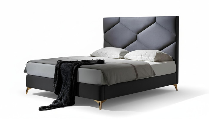 Letto 180x200 cm Tessile Arredamento Camera da Letto Mobili di lusso Letti moderni Mobili per hotel Nuovi