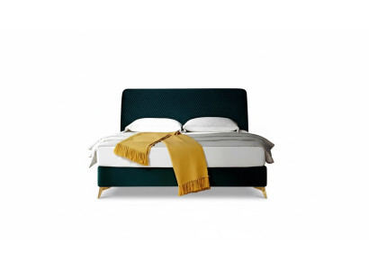 Letto 180x200cm Tessuto Camera da letto Mobili di lusso Design moderno Letto in velluto