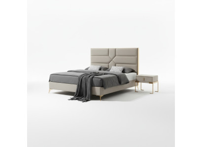 Letto matrimoniale Letto matrimoniale Letto matrimoniale matrimoniale Design di lusso in velluto Letto imbottito Design letto Tessile Letti