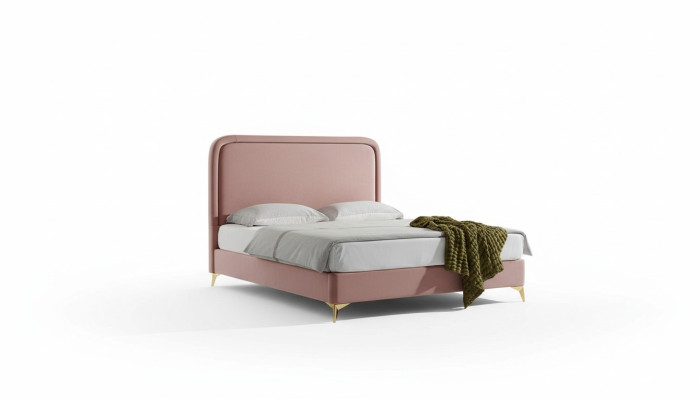 Letto matrimoniale Letto matrimoniale matrimoniale Design di lusso Poltrona di lusso Letto imbottito Letto design 180x200cm Nuovo