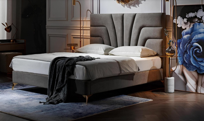 Hotel Matrimoniale Lusso Letto Matrimoniale Camera da Letto Design Mobili Legno Letti di Lusso Nuovi