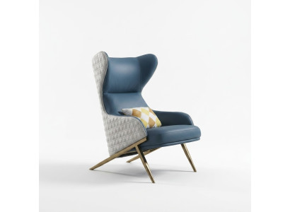 Mobili di design di lusso Sedia di design moderno 74*90 cm in pelle Soggiorno