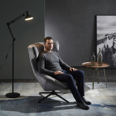 Mobili di design di lusso, sedie moderne, poltrone di design tessili per il soggiorno.