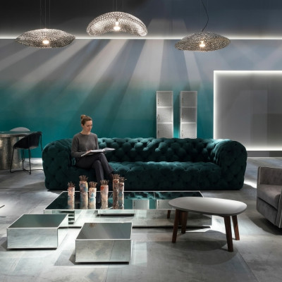 Chesterfield divano a 4 posti XXL Lounge Club di lusso per esclusive