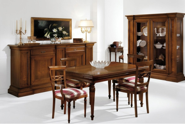 Tavolo da pranzo + 4x sedie Sedia Set sala da pranzo Gruppo pranzo Moderno Tavolo Tavoli Set.