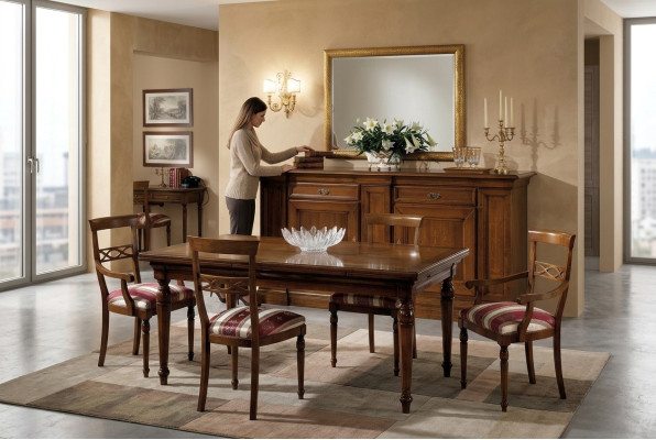 Comò Classico Soggiorno Legno Moderno Lusso Design Italiano Mobili Comò