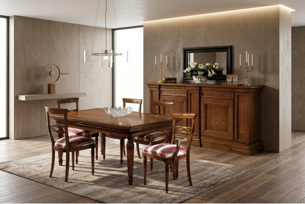 Comò Classico Soggiorno Legno Moderno Lusso Design Italiano Mobili Comò