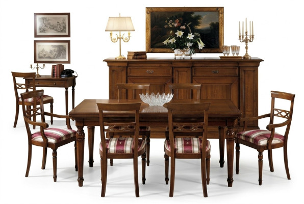 Comò Classico Soggiorno Legno Moderno Lusso Design Italiano Mobili Comò