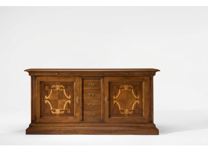 Mobili di lusso in legno italiano credenza comò stile barocco credenza in legno massello