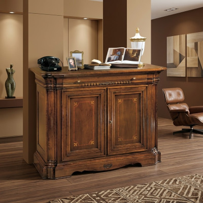 Comò Armadio alto Lato Basso Comodini Design di lusso Cabinet in legno