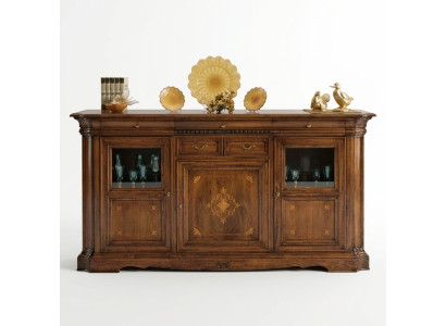 Mobile contenitore credenza cassettiera vetrina soggiorno legno credenza armadio nuovo