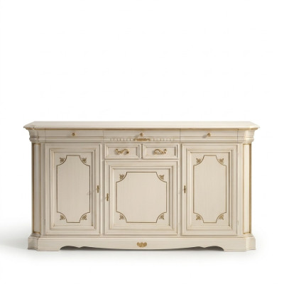 Design cassettiera mobile credenza classica soggiorno legno armadio lusso Italia