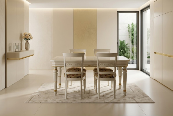 Set completo tavolo da pranzo 4 sedie Set sala da pranzo Set Gruppo cibo Tavolo in legno Tavoli 5 pezzi
