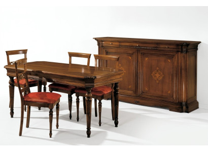 Designer Vetrina di lusso in legno Mobili italiani in vero legno madia