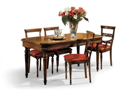 Set 4x sedie sedie poltrone Sala da pranzo Set in legno Moderno Poltrona Mobili