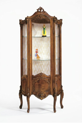 Vetrina Mobile da soggiorno Madia Legno massiccio Vetrine in vetro Armadio in legno massiccio