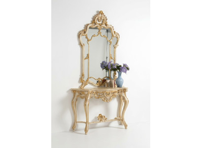 Specchio consolle tavolo da trucco console toletta shabby.