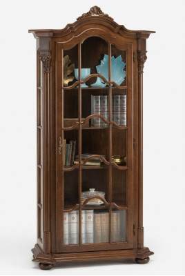 Vetrina Mobili Soggiorno Credenza Legno Massiccio Vetrine Vetro Armadio Legno Massello