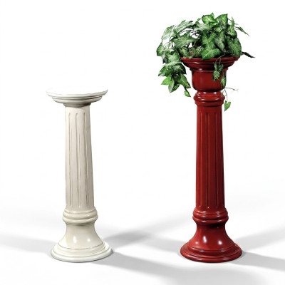 Supporto per fiori Colonna per fiori Fioriera Stand Legno massiccio Piantana per piante in vaso Nuovo