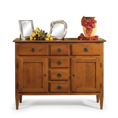 Comò credenza sideboard marrone credenze mobili in legno massello