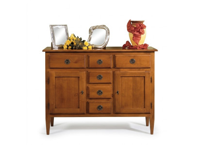 Comò credenza sideboard marrone credenze mobili in legno massello