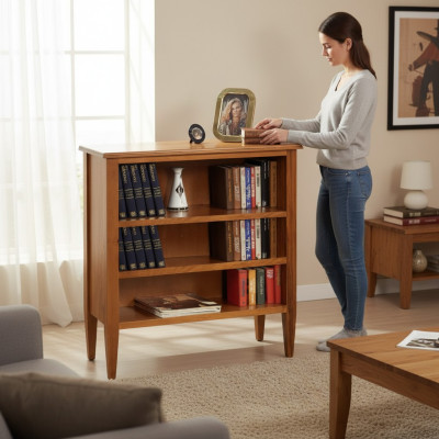 Libreria Vetrina Armadio da collezione Scaffale in legno massiccio Mobili Scaffali Armadi Nuovi