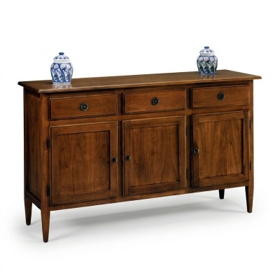 Comò credenza madia madie in legno massiccio mobile cassettiera marrone