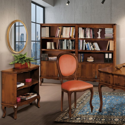 Mobile libreria Armadio Scaffale Legno massiccio Mobili Vetrina Ufficio Arredamento Mobili Nuovi